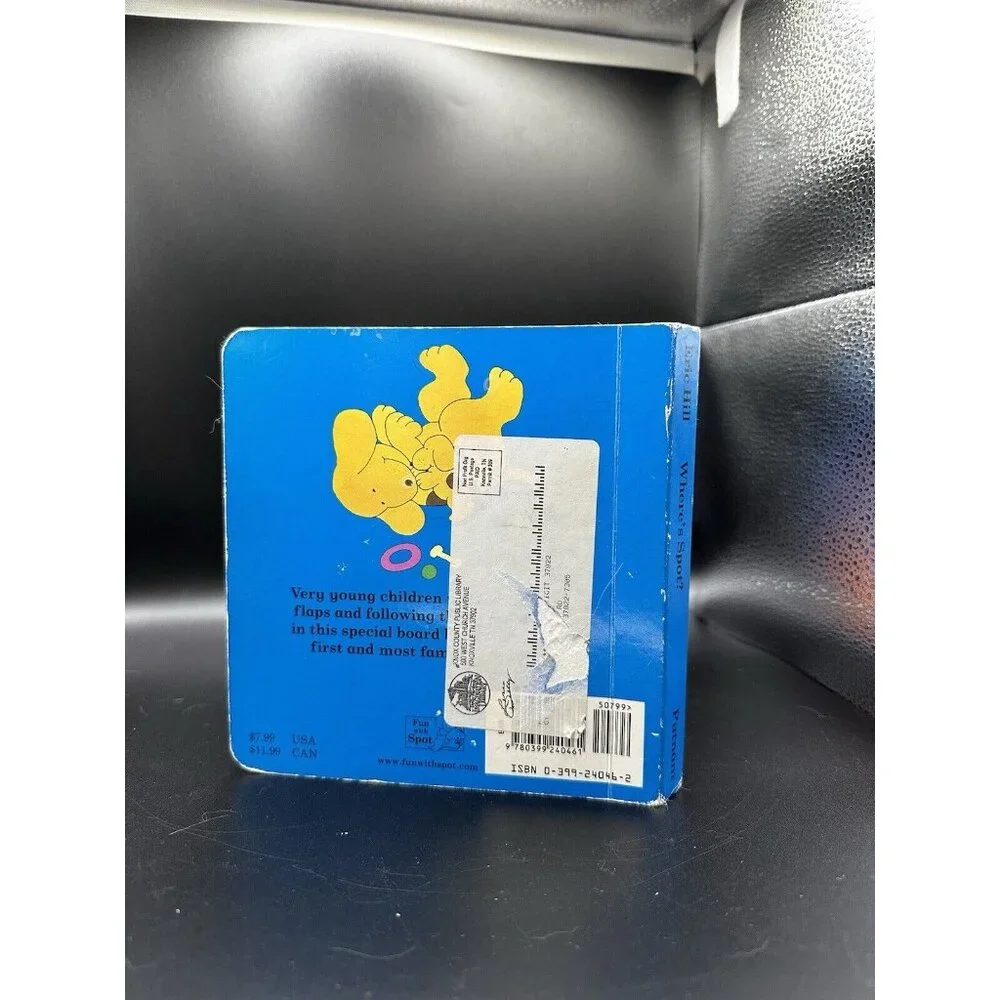 Where's Spot? Lift The Flap Board Book By Eric Hill‎ Vintage 2000 Puppy Dog GUC